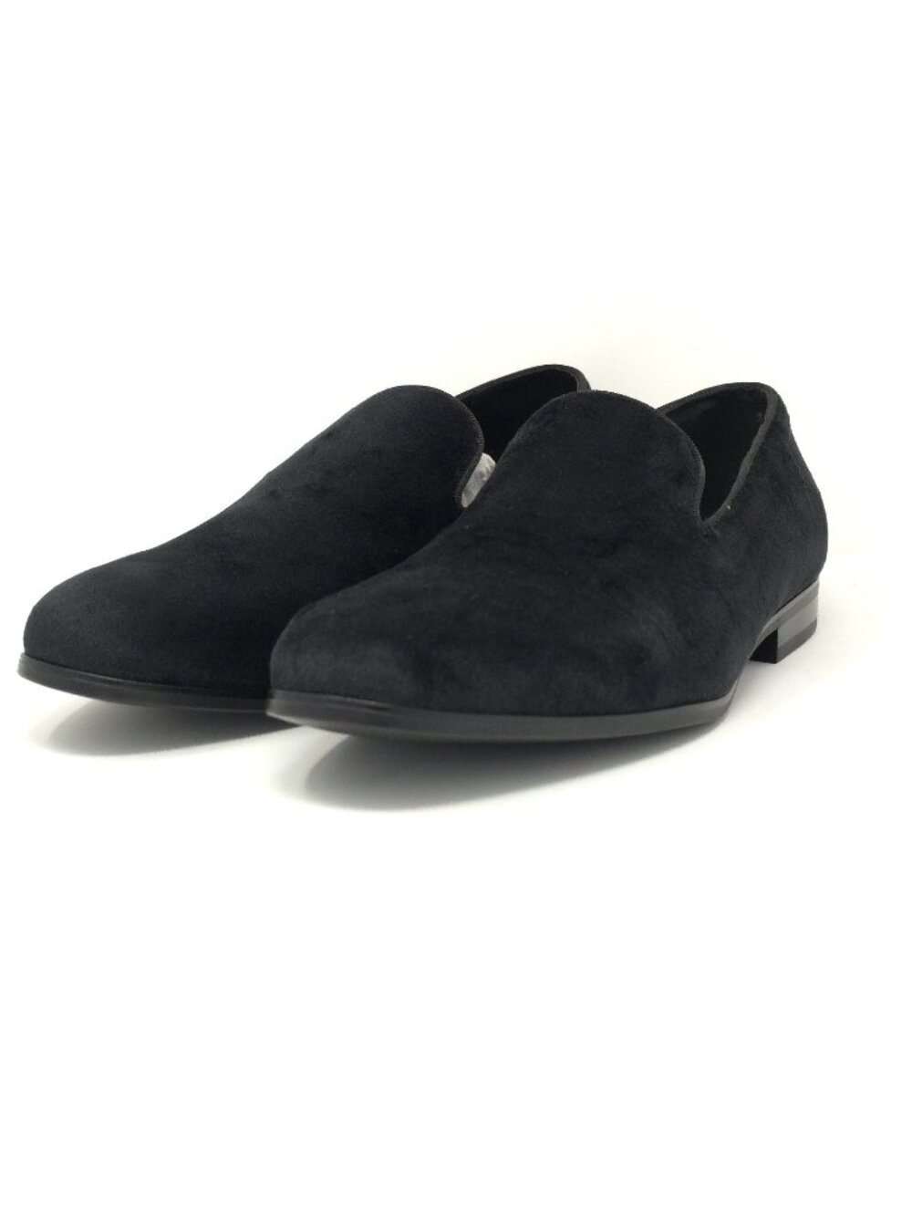 New Alfani Black Suede Slip-On Loafers Men’s 10.5M